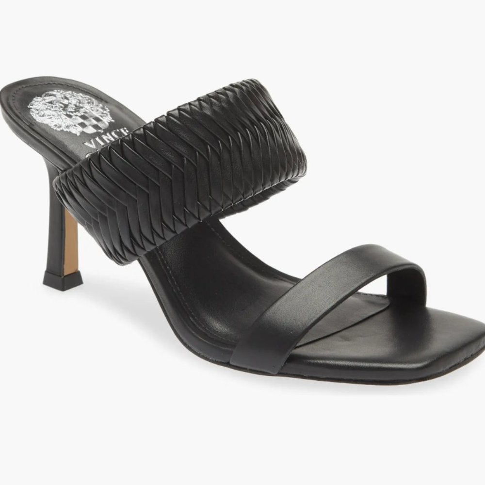 Vince Camuto Emoelee Black Heeled Sandal (Size 8.5M)